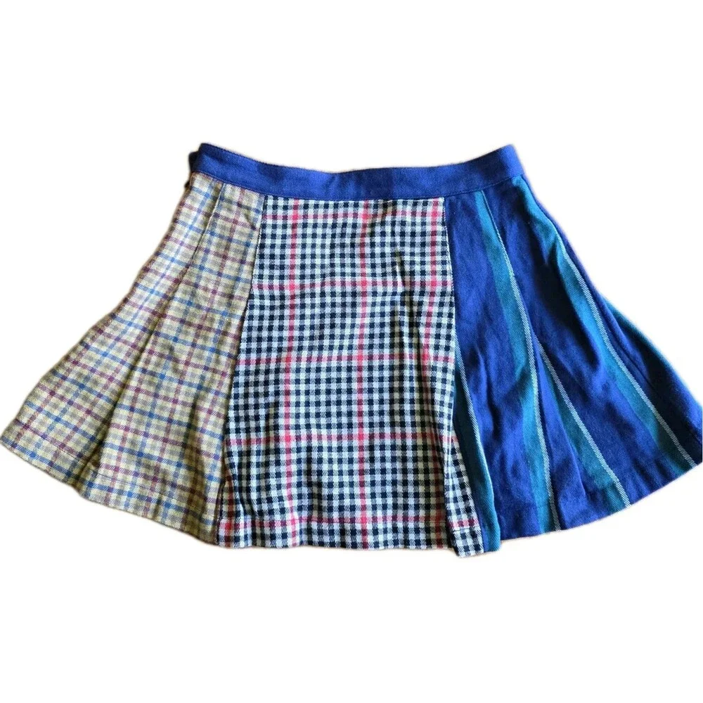 Rowing Blazers X Target Size 8 Plaid Pleated Mini Skirt, School Girl, Scottish - Picture 6 of 7